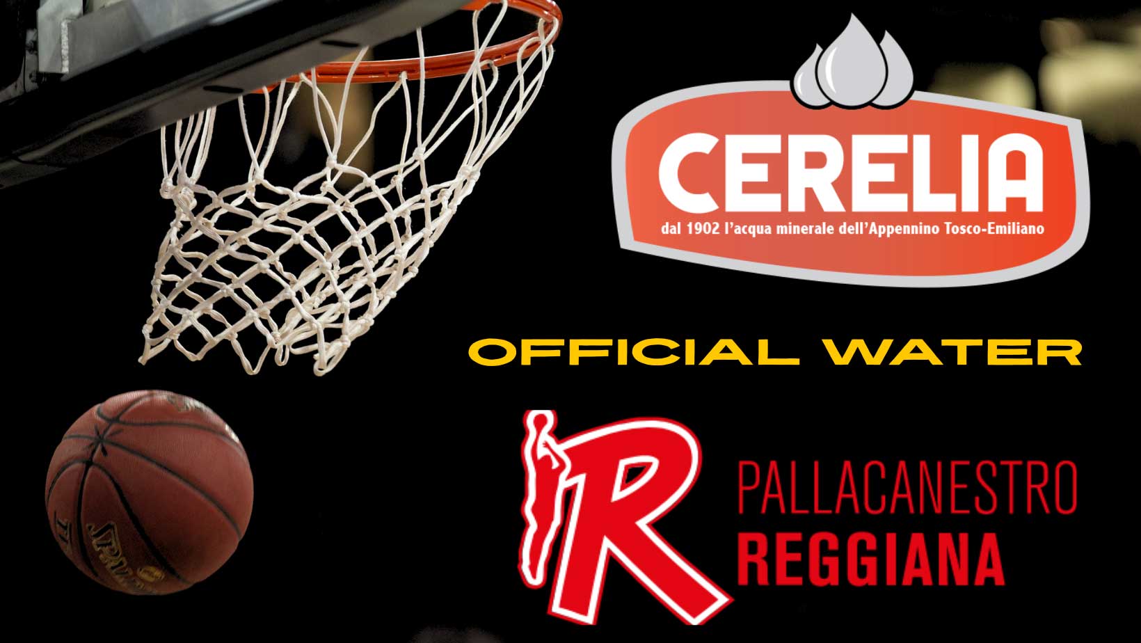 Acqua Cerelia: Official Water della Pallacanestro Reggiana per la stagione 2025/2026